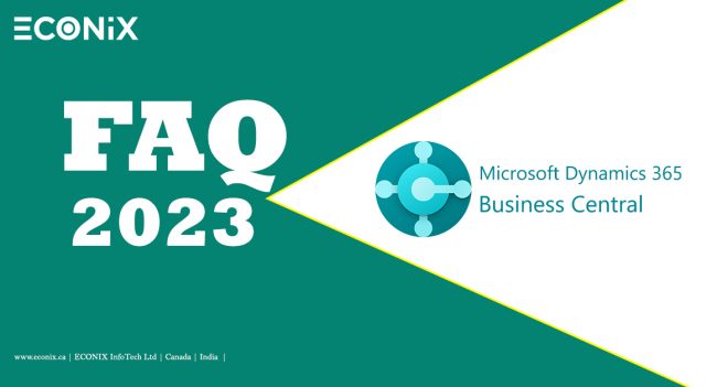 FAQ - Microsoft Dynamics 365 Business Central